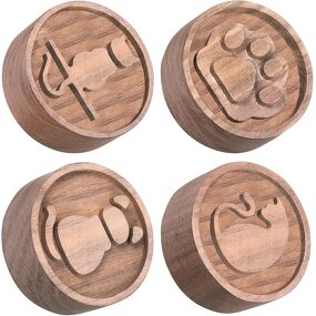 Wood Car Diffuser - Round Aromatherapy Essential Oil Home Office Freshener Tool