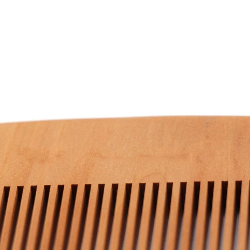Pear Wood Comb - Custom Logo Home Use Hair Beard Grooming Styling Tool