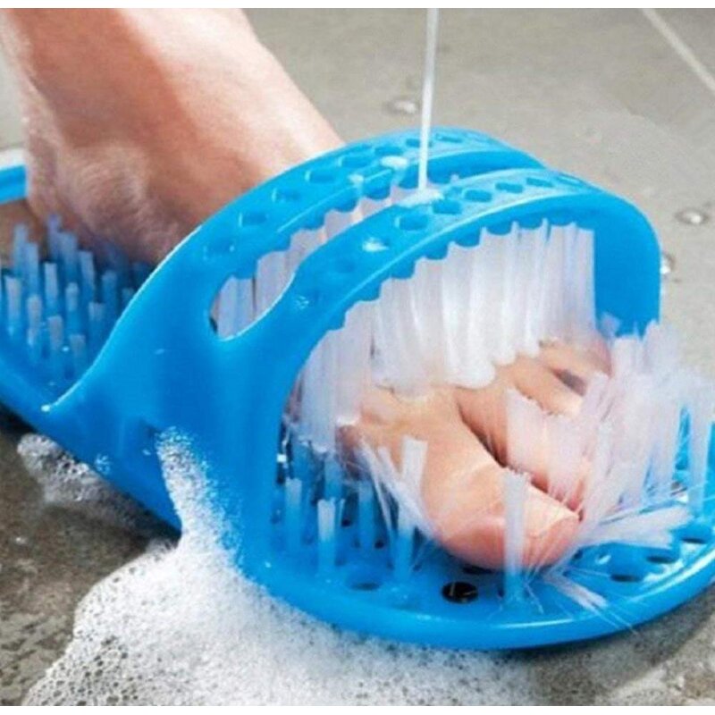 Foot Scrubber Slipper - Feet Cleaner Shower Spa Exfoliating Massage Tool