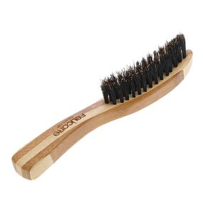 Beard Brush - Long Handle Double Color Boar Hair Bristel Men Grooming Tool