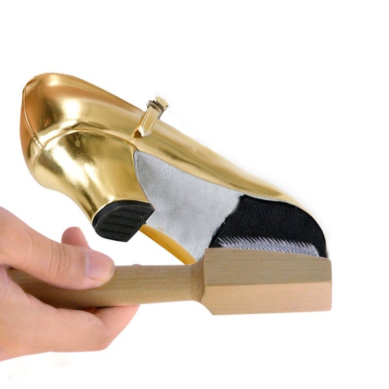 Suede Sole Cleaner - Wooden Wire Brush Modern Latin Dance Shoes Cleaning Tool
