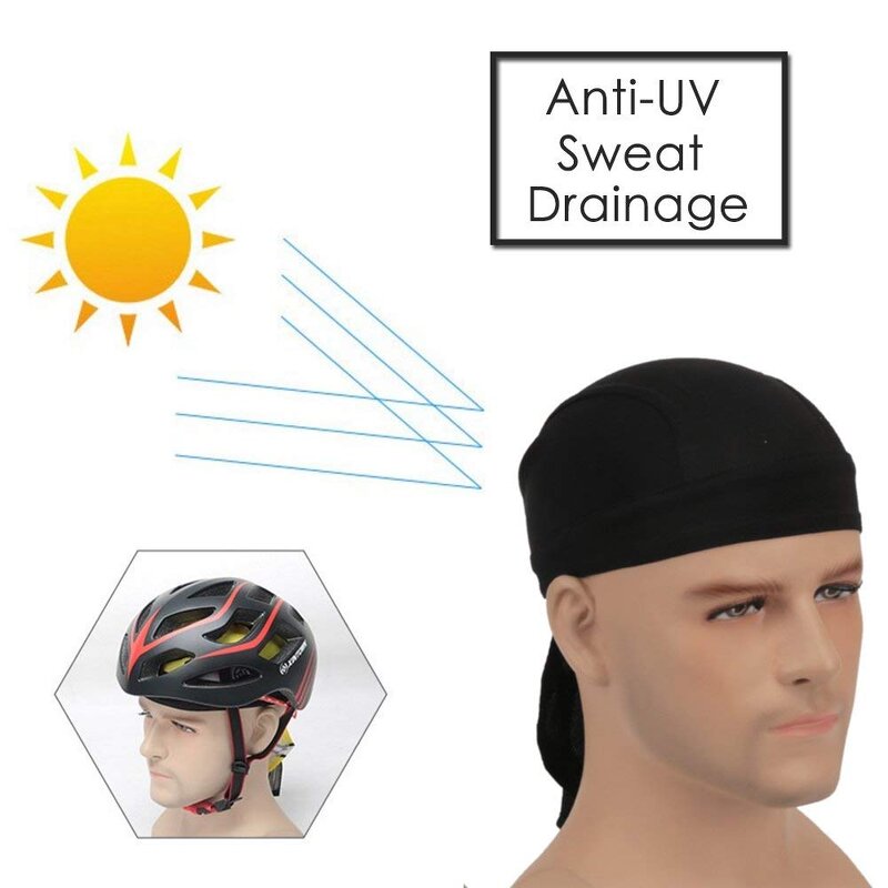 Polyester Durag - Cheap Custom Logo Men Matte Finish Satin Headwear Tool