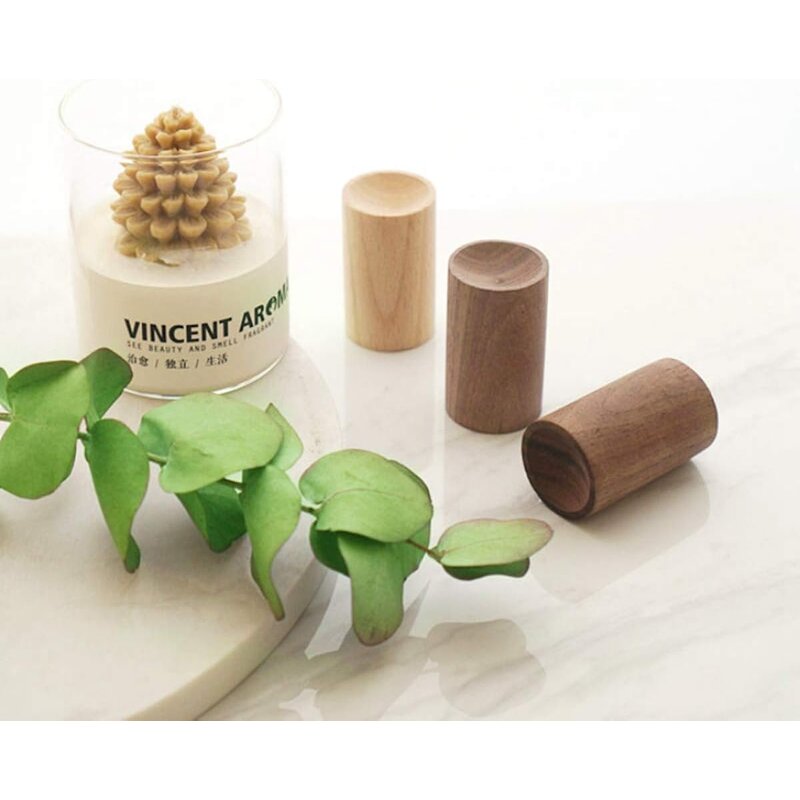 Wooden Car Diffuser - Aromatherapy Essential Oil Vehicle Air Freshener Tool