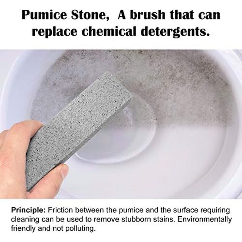 Pumice Cleaning Stick - Gray Toilet Bowl Kitchen Sink Grill Hard Water Tool
