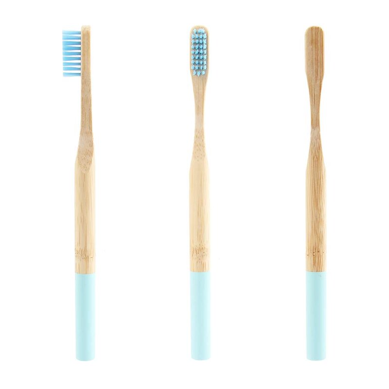 Bamboo Toothbrush - Eco-friendly Travel Biodegradable with Holder Dental Tool