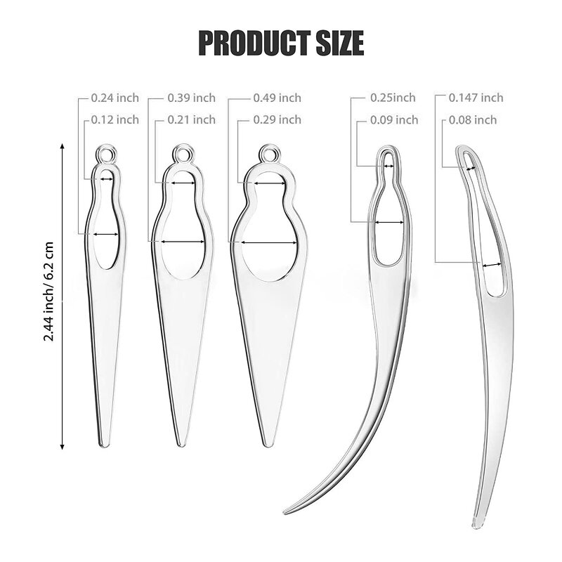 Dreadlocks Tool - Interlock Locs Weave Hook Needle Hair Extension Craft Tool