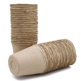 Biodegradable Seed Pot Kit - 6cm Fibre Country Style Garden Planting Tool