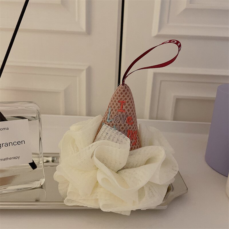 Loofah Back Scrubber - Bath Shower Sponge Exfoliating Body Accessory Tool