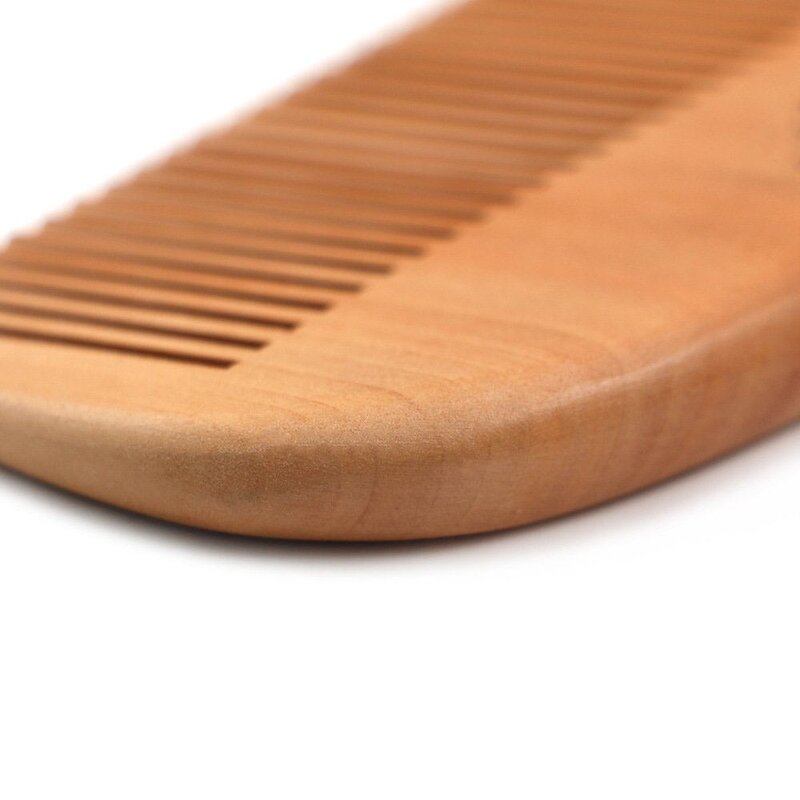 Pear Wood Comb - Custom Logo Home Use Hair Beard Grooming Styling Tool