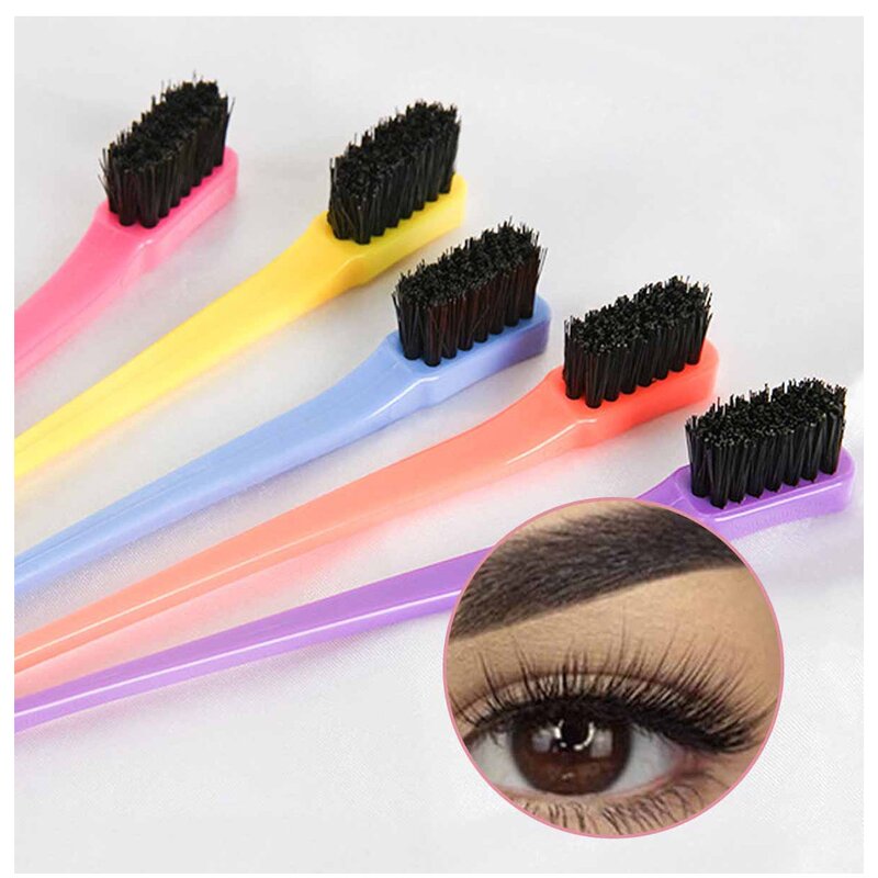 2-in-1 Eyebrow Comb - Double-Sided Edge Control Sustainable Nylon Hair Tool