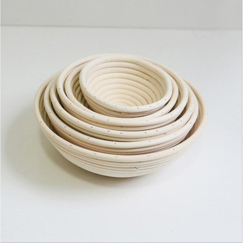 Bread Proofing Basket - Rattan Hand-Crafted Baking Dough Fermentation Tool