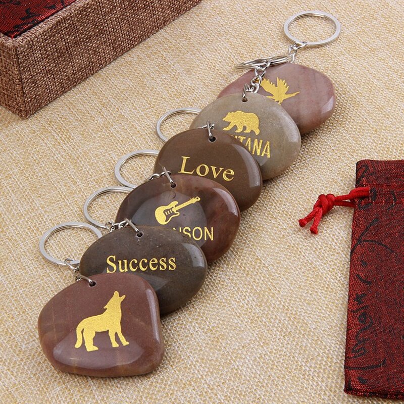 Keychain Manufacturer - Wholesale Folk Craft Natural Healing Crystals Rose Quartz Dildo Carving