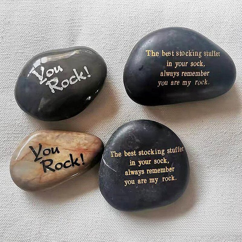 Word Stones Manufacturer - 10 Years Factory Supply Cheap Glass Laser Engraved Inspirational