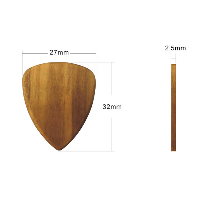 Guitar Picks Manufacturer - Wood 2.5 mm Custom Logo Factory Music Accessories Gift