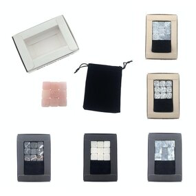 Whiskey Gift Box Manufacturer - 10 Years Factory Custom with 9 Stones Reusable Paper Wooden Box