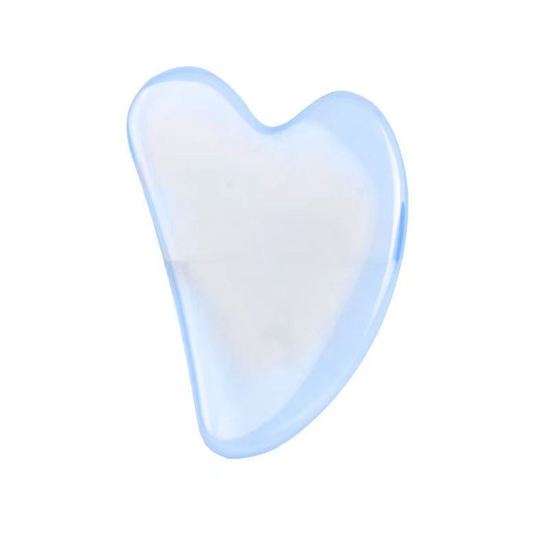 Gua Sha Board Manufacturer - Natural Opal New Design Hot Compress Heart Shaped Scraping Device