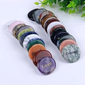 Pocket Stones Manufacturer - Valentine's Day Gift Natural Stone Engraved Custom Logo Healing