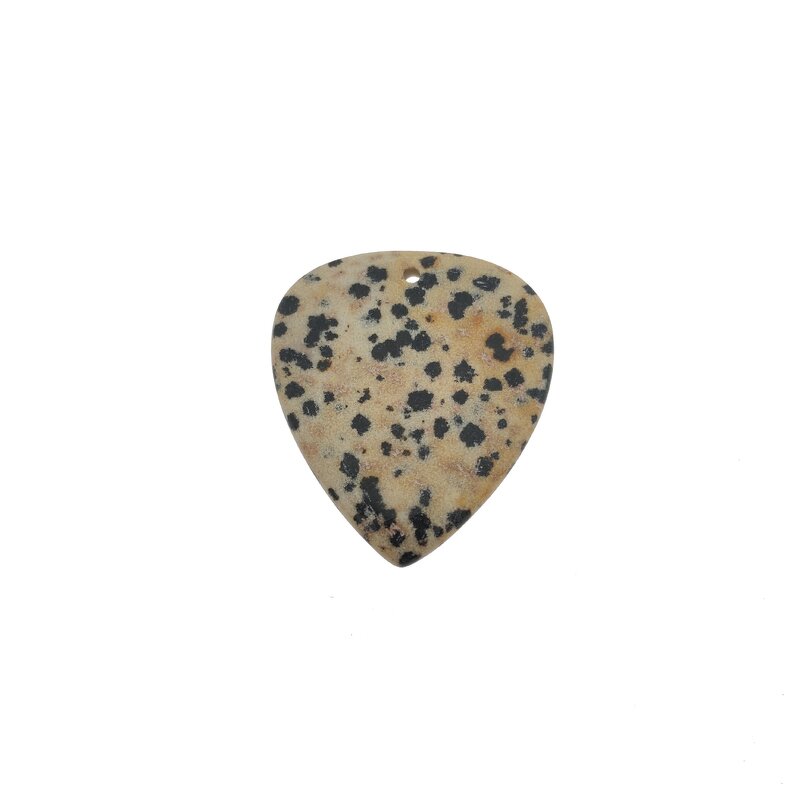 Guitar Picks Manufacturer - Smooth Hand Feeling Custom Stone Black Printed Logo Wholesale