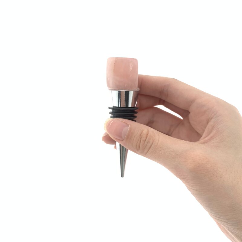 Wine Stopper Manufacturer - Custom Box with Logo Natural Raw Druzy Agate Healing Crystal