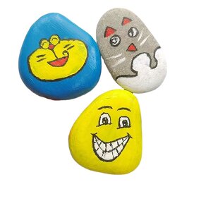 Rock Painting Kit Manufacturer - Paint on Non-toxic Natural River Stone for 6+ Kids Art Crafts
