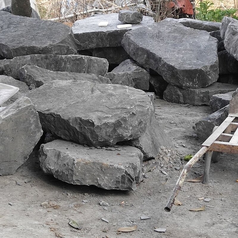 Massager Manufacturer - Natural Bian Stone Rock Spa Mushroom Shaped Traditional Acupuncture Tool