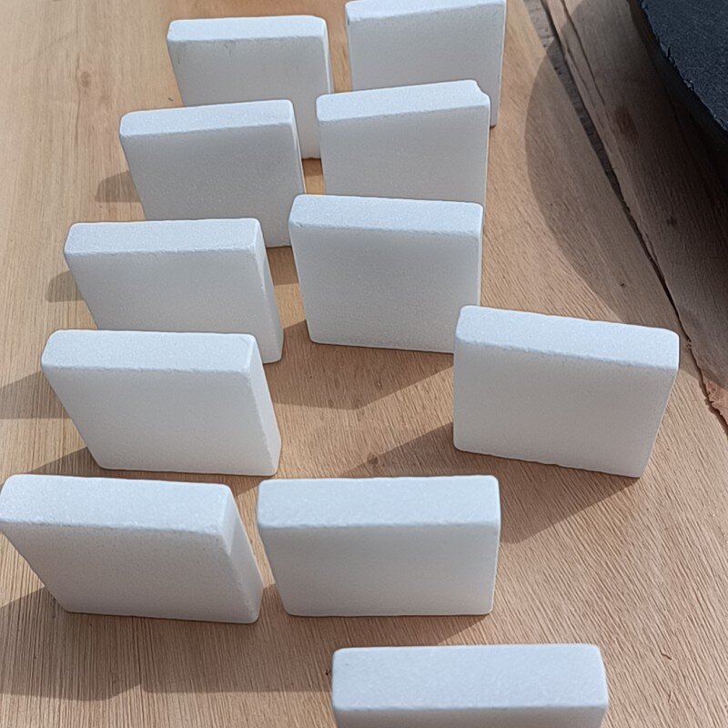 Fridge Magnet Manufacturer - Square Shape Stone Leave Message Clasp Decorative Refrigerator