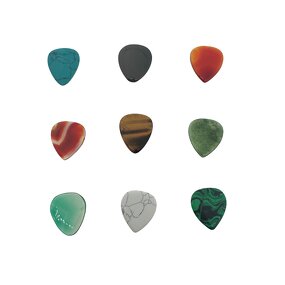Guitar Picks Manufacturer - 10 Years Factory Customize Plectrum Colorful for Guitars Gemstone