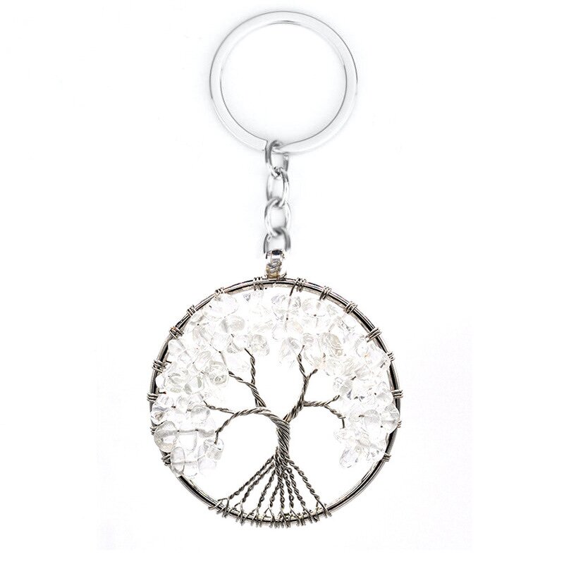 Keychain Products Manufacturer - Factory 5 cm Wholesale Natural Stone Crystal Crafts Healing