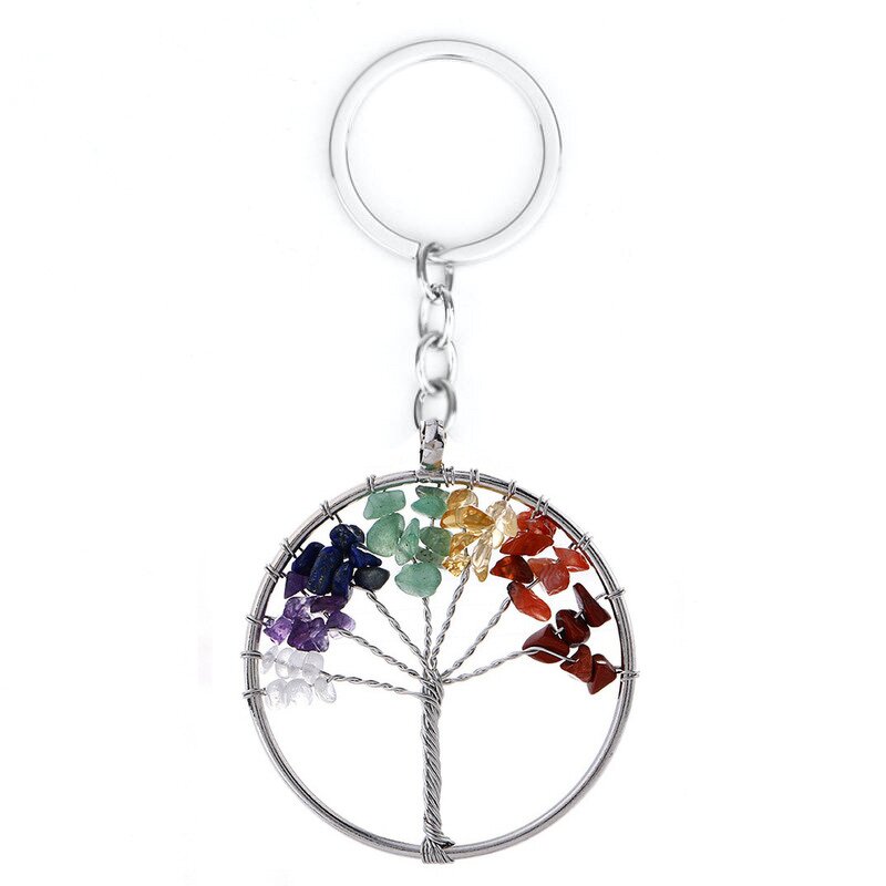 Keychain Products Manufacturer - Factory 5 cm Wholesale Natural Stone Crystal Crafts Healing