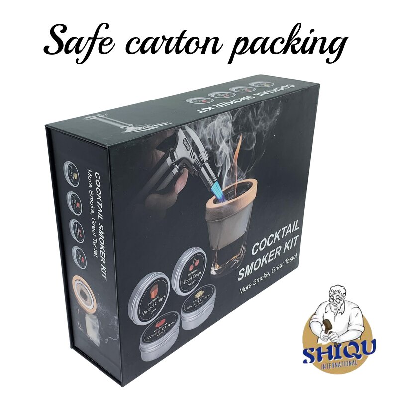 Whiskey Smoker Set Manufacturer - Torch Wood Chips Cocktail Infuser Kit Old Fashioned Drink Kit