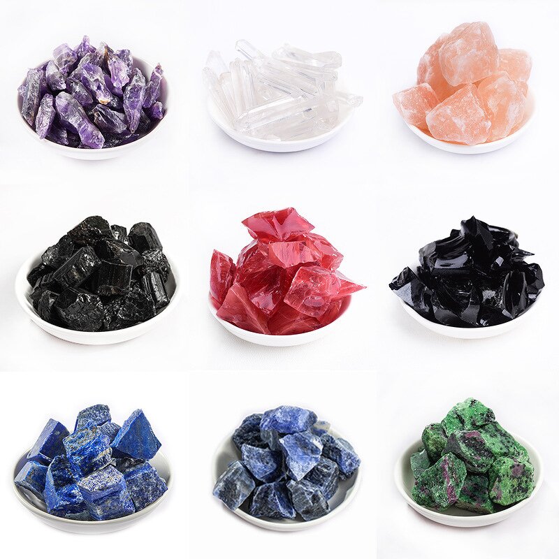 Crushed Gem Chips Manufacturer - Natural Crystal Fish Tank Rose Quartz Tiger Eye Amethyst Bulk