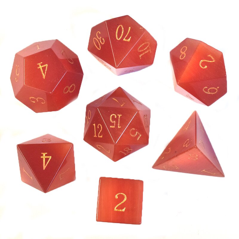 DND Dice Sets Manufacturer - Chinese Factory Direct Gemstone Custom Colorful Handmade Table Games