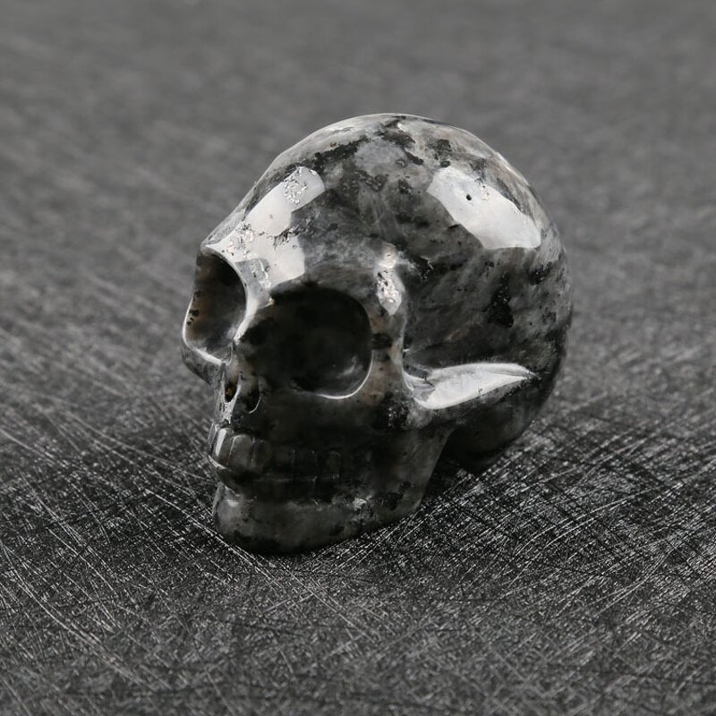 Crystal Skull Sculpture Manufacturer - Natural Carved Realistic Reiki Gemstone Collectible Necklace