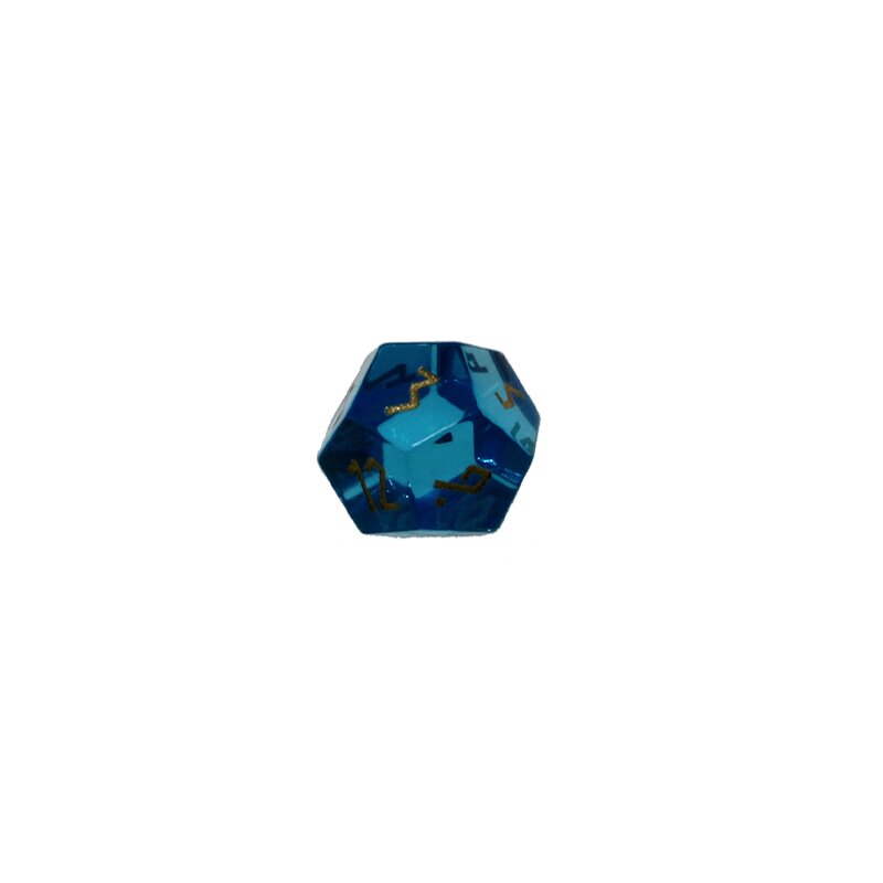 Crystal Dice Set Manufacturer - 7 Pcs Blue Polyhedral Custom Dungeons and Dragons Dices