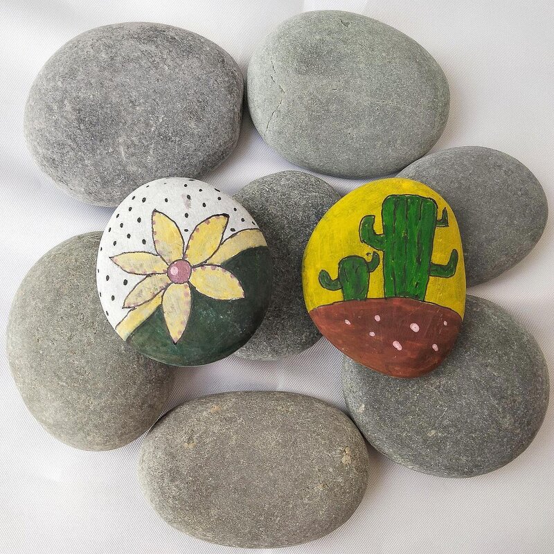 Painting Rocks Manufacturer - Round Marble Stones Educational Toys Smooth Pebble for Kids Arts