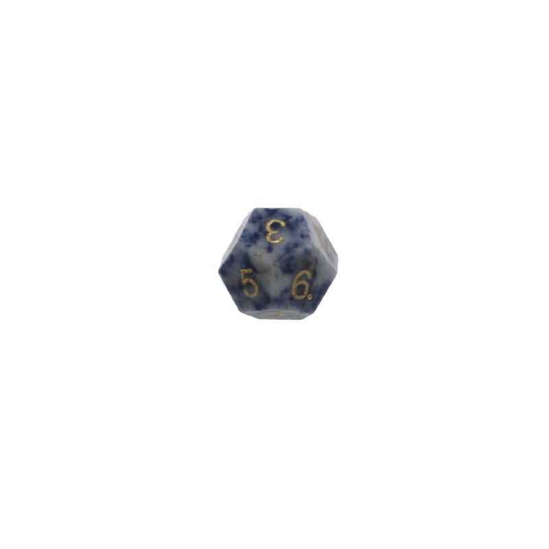 Gemstone Dice Manufacturer - 7 Pcs Sodalite D20 Customize Various Materials Games
