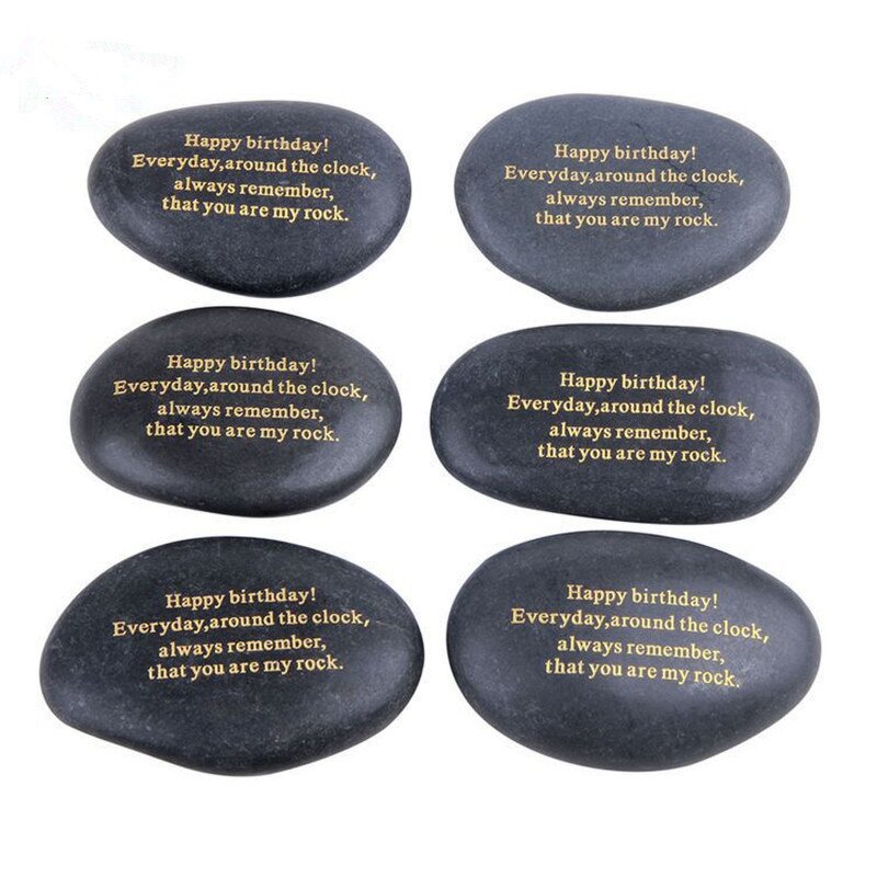 Word Stones Manufacturer - Factory Directly Selling Engraved Polished Palm Inspirational 4-6 CM