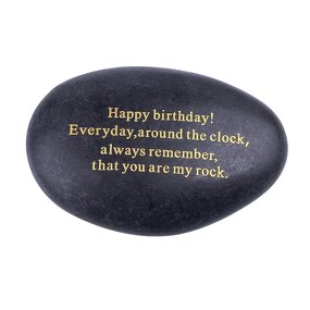 Word Stone Manufacturer - China Wholesale Engraved Rock Inspiration Polished Pebble for Gift