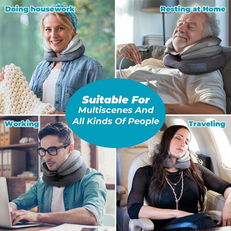 Inflatable Neck Support - LK Orthopedic Air Cervical Traction Joint Brace Collar