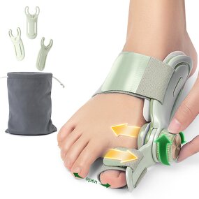 Adjustable Bunion Corrector - 3 Angle Fixing Plate Double Correction for Women Men