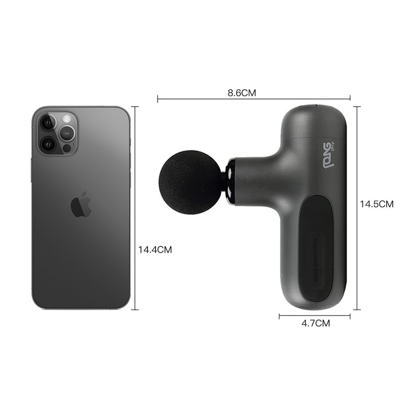 Deep Tissue Massage Gun - 2021 30 Speed Carbon Fiber USB Type-C Fascial Tool