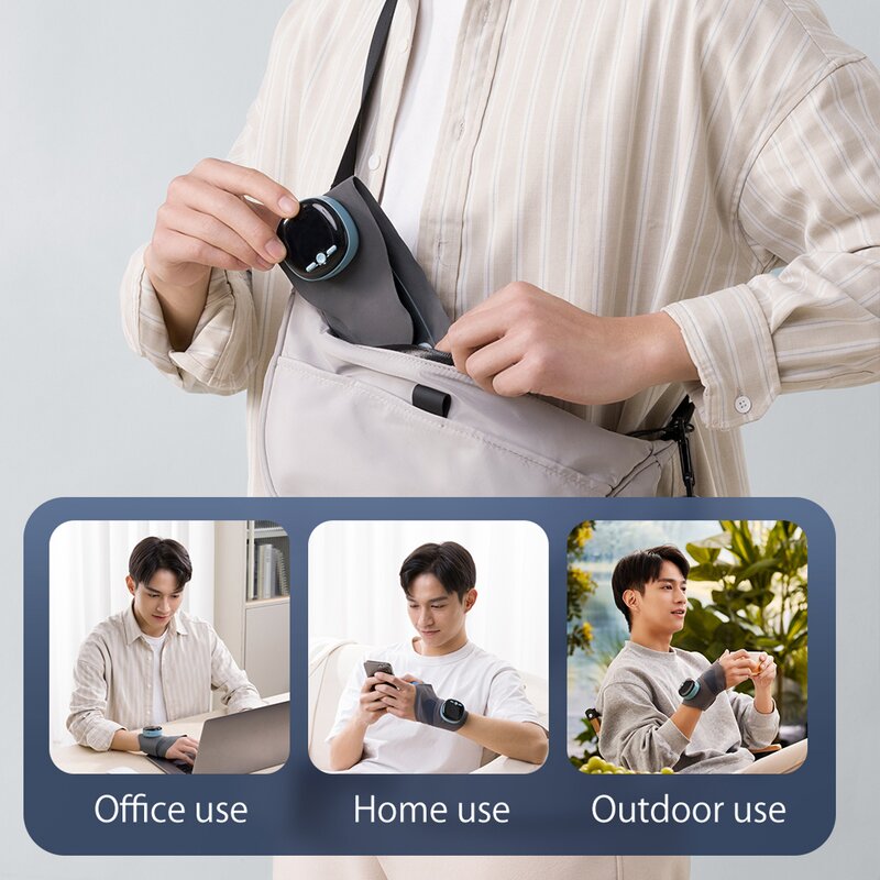 EMS Heating Wrist Guard - Vibration Massage Tenosynovitis Tendon Sheath Brace