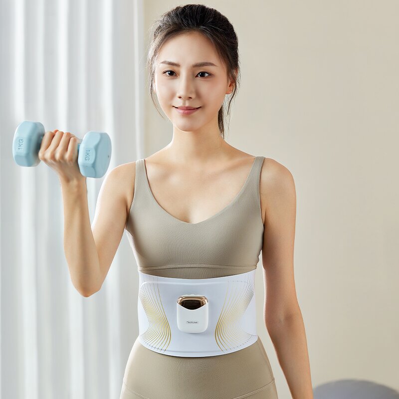 EMS Abdominal Massage Belt - Warm Palace TENS Period Pain Relief Waist Tool