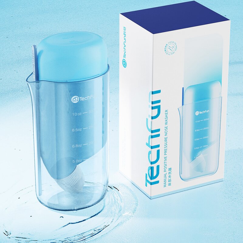 300/500ml Nasal Irrigator - Neti Pot Nose Cleaner Sinusitis Rhinitis Treatment