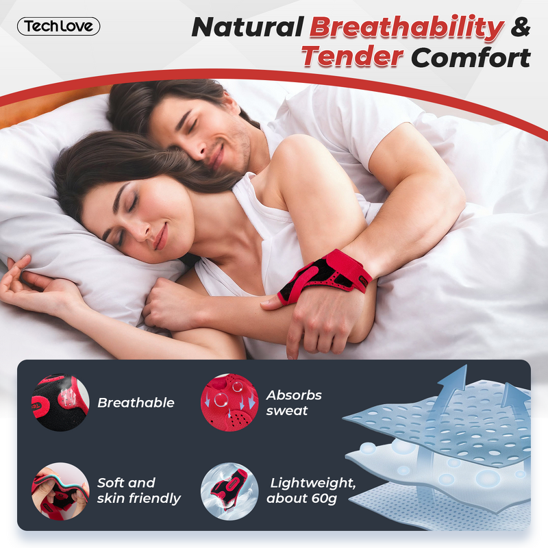 Multi-Function Heated Wristband - Universal Right Left Hand Vibration Brace Tool