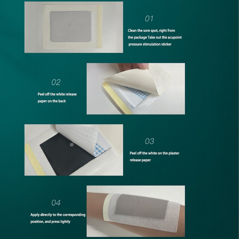 Herbal Heat Pain Patch - Chinese Acupoint Stimulation 8-10 Hours Back Relief