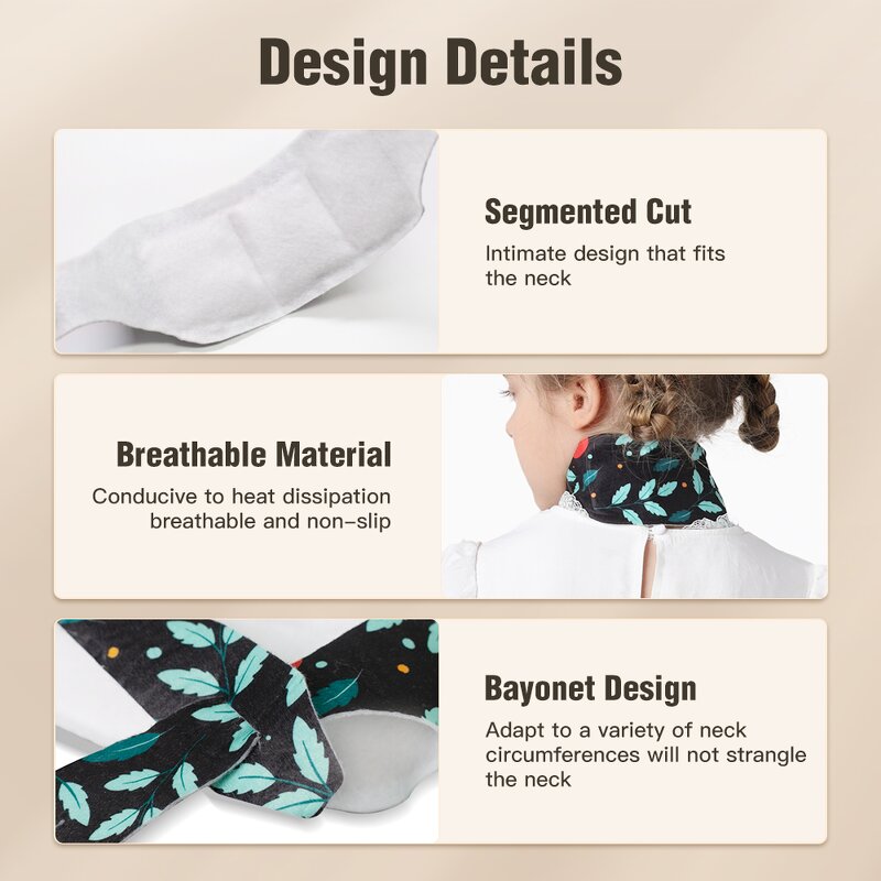 Herbal Neck Heat Patch - Techlove 24 Hour Pain Relief Menstrual Arthritis Strain