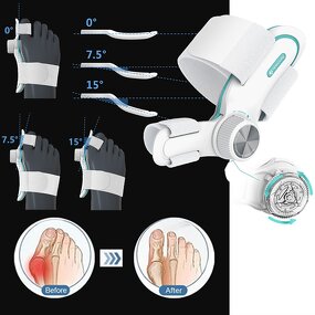 Tech Love Bunion Corrector - Hallux Valgus Toe Straightener for Women and Men