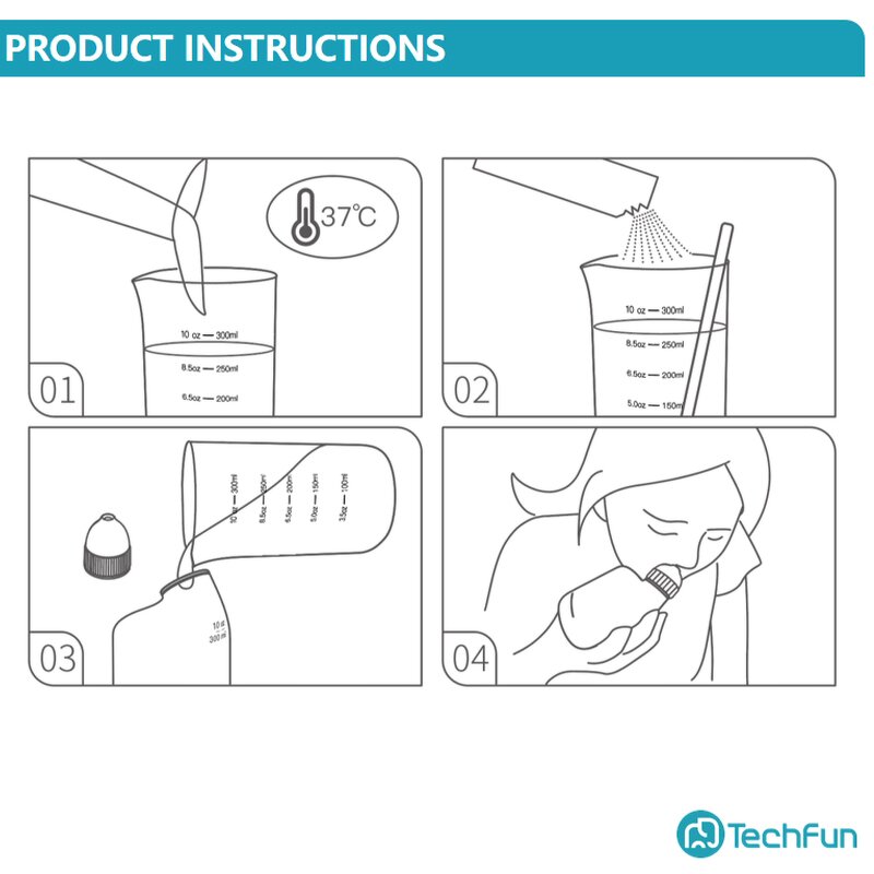 300/500ml Nasal Irrigator - Neti Pot Nose Cleaner Sinusitis Rhinitis Treatment