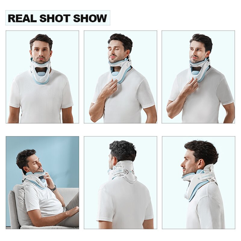 Inflatable Neck Brace - Orthopedic Cervical Support Bondage Collar Joint Tool